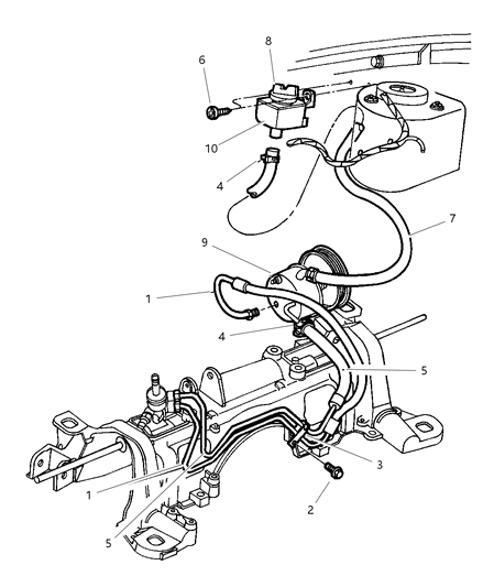 Hose Power Steering Pressure