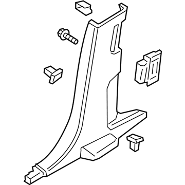Trim - "B" Pillar