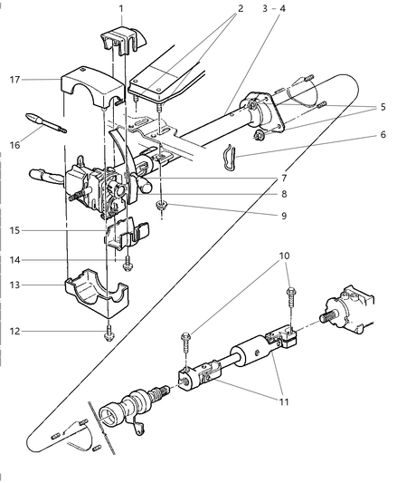 Column Steering Tilt