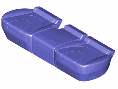 Cover Assy - Rear Seat Cushion