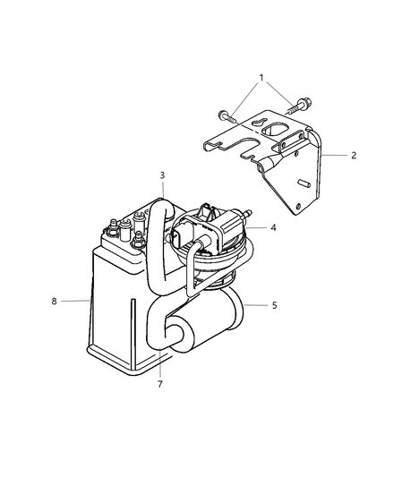 Bracket Package Leak Detection Pump