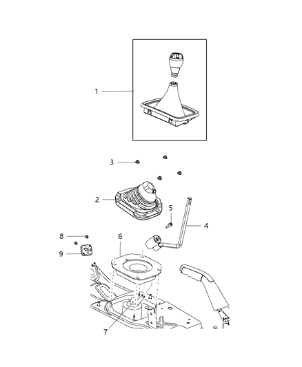 Cover Gearshift