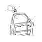 New 2010-2011 Fits Chrysler Nitro Outside Rear-View Mirror Right - Part # 68066782AB