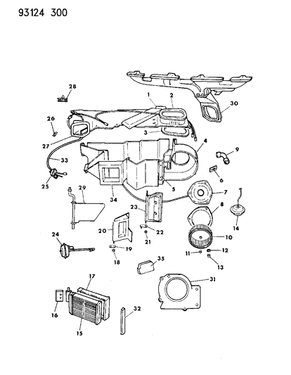 Resistor, Heater Blower Motor