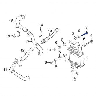 New OEM 2013-2022 Land Rover - Range Rover Radiator Mount Bolt, Part # FB106116