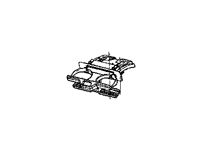 New 2005-2007 Fits Chrysler Grand Cherokee Cupholder - Part # 1BG491J3AA