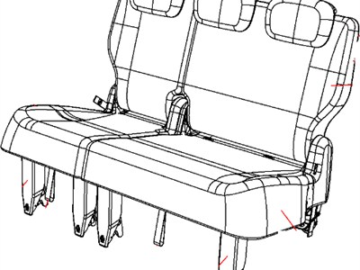 Cover Rear Seat Cushion