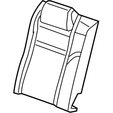 Cover Rear Seat Back Right