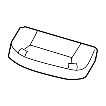 New 2022-2024 Fits Chrysler 1500 Cover-Rear Seat Cushion - Part # 7LD65BD3AA