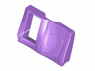 Cover Assy - Rear Seat Back