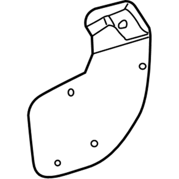 Deflector, Door Inner Panel