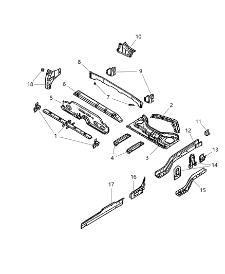 Bracket Rear Seat
