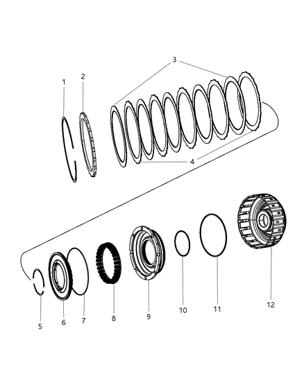 New 2007-2012 Fits Chrysler 3500, 4500, 5500 Spring-Piston Return - Part # 68019742AA