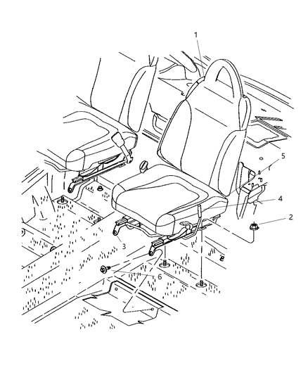 Recliner Front Seat Back