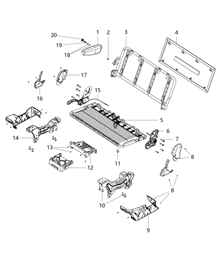 Panel Seat Back