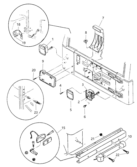 New 1997-2006 Fits Chrysler Ram Van, Ram Wagon, Wrangler Screw-Pan Head - Part # 154631
