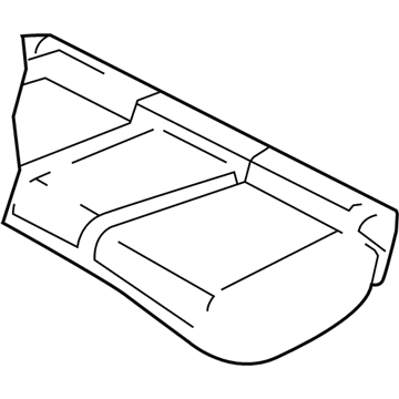 New 2010 Fits Chrysler Sebring Rear Seat Cushion Cover - Part # 1RX17XDVAA