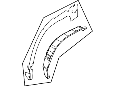New 2003-2006 Fits Chrysler Sebring Bracket-Wheelhouse - Part # 5056103AD