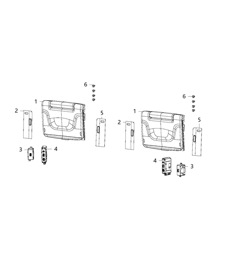 New 2017 Fits Chrysler Pacifica Cover-Video Screen - Part # 5YP26PD2AA