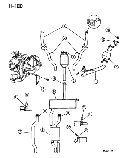 Isolator, Exhaust (Muffler/Tail Pipe)
