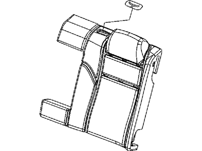 Cover Rear Seat Back Left