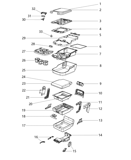 New 2013-2014 Fits Chrysler 1500 Bracket-Seat - Part # 68213285AA