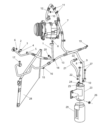 Clip A/C Line