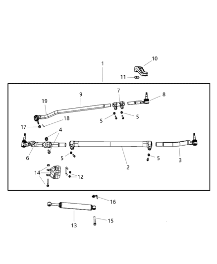 Bracket Package Steering Damper