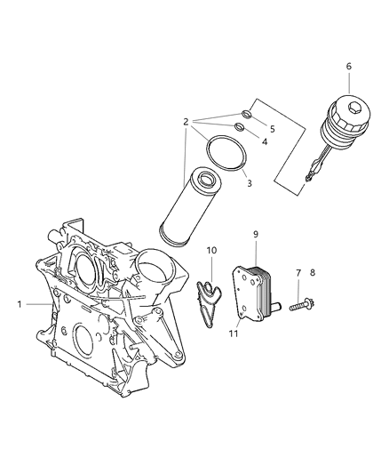Screw Oil Cooler Mounting