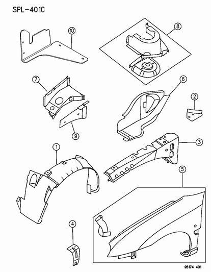 Shield, Front Side Rail Acc. Pulley Splash
