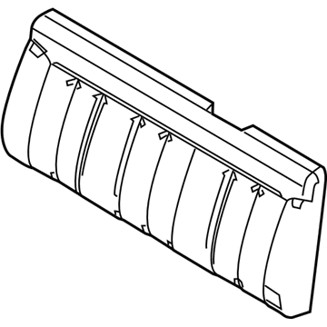 Cover Assy - Rear Seat Back