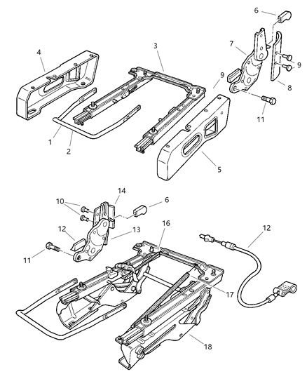 New 1998-2002 Fits Chrysler Wrangler Handle-Towel Bar - Part # 5016742AA