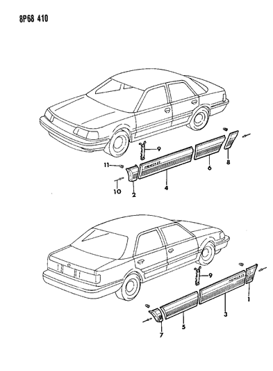 New 2006 Fits Chrysler Viper Decal - Part # WN80WYTAC