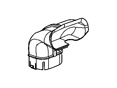 New 2002-2007 Fits Chrysler Liberty Hose-Fresh Air - Part # 53013103AA