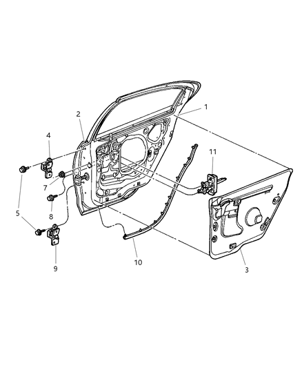 Check Strap Rear Door