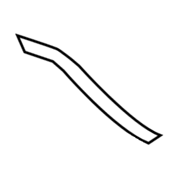 New 2007-2008 Fits Chrysler Sebring Front Seat Back Cover - Part # 1FK531J3AA