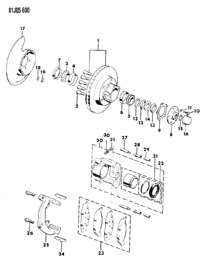 New 1984-1986 Fits Chrysler Wrangler Washer - Part # JA000865