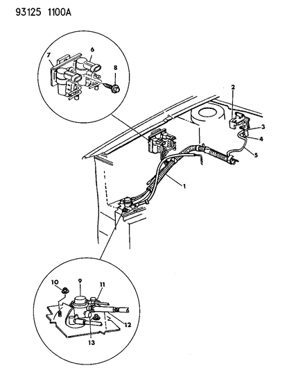 Hose, M.A.P. Sensor To Solenoid - 2.2L Eng. 16 Valve