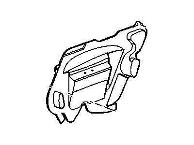 Deflector, Door Inner Panel