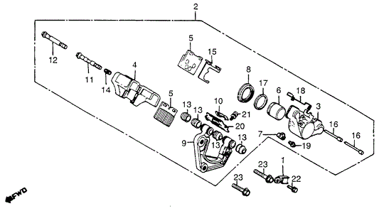 Brake Pad Kit (Replaces 451A0-Ma5-305)