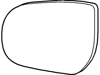 Glass Assy - Rear View Outer Mirror