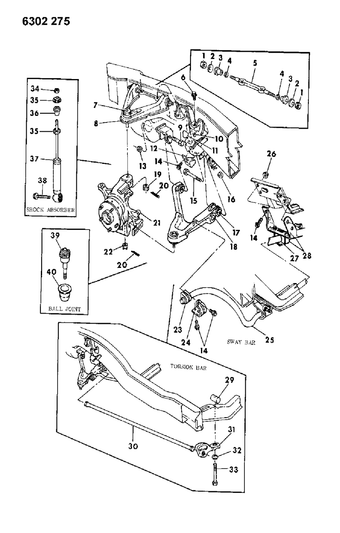 Bushing, Sway Bar Front