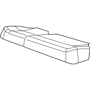 Cover And Pad Rear Seat Cushion