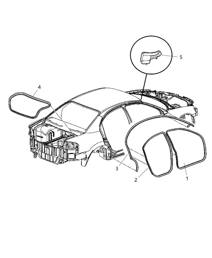 Weatherstrip Decklid Opening