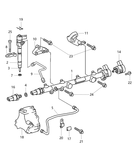 New 2009 Fits Chrysler PT Cruiser Pump-Fuel Injection - Part # 5080341AC