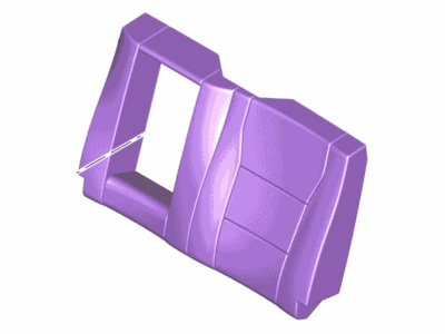 Cover Assy - Rear Seat Back