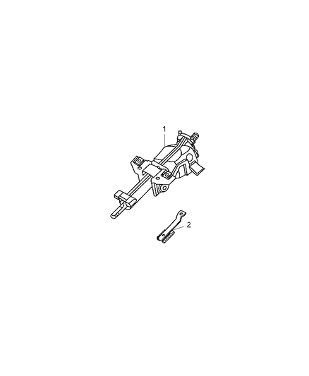 New 2005-2007 Fits Chrysler Grand Cherokee Column-Steering - Part # 5057151AD