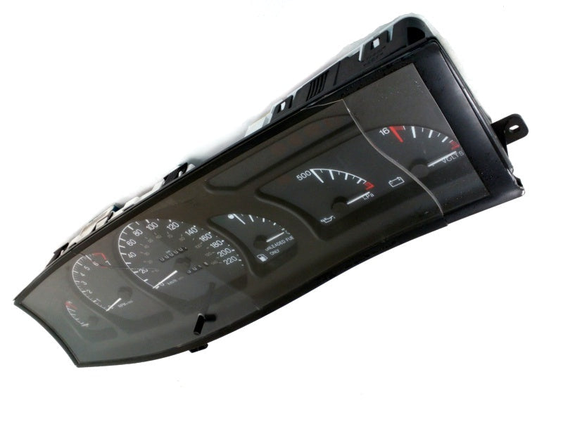 New OEM 1993 Cadillac Catera Instrument Panel Cluster Gauge Set (Export) – Part #90494648 (Cracked Lens)