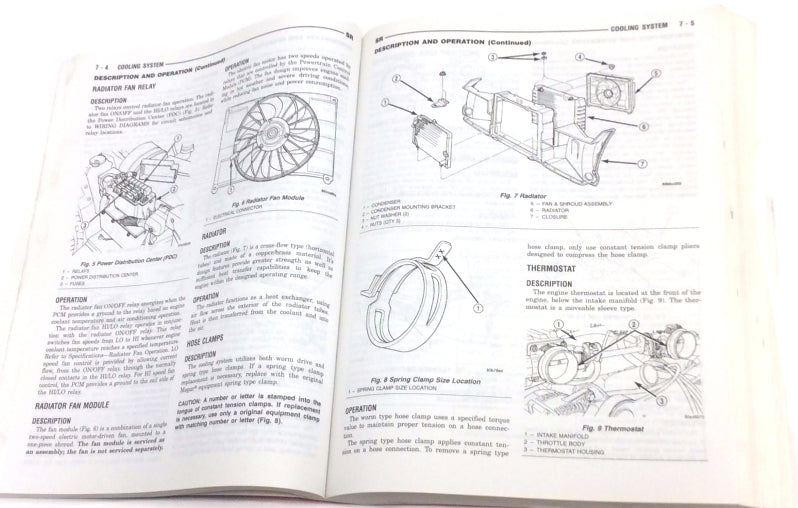 New OEM 2000 Dodge Viper Factory Service Procedures Manual 812700050