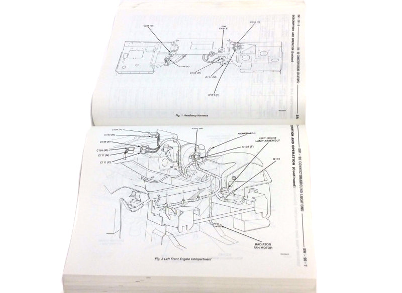 New OEM 2000 Dodge Viper Factory Service Procedures Manual 812700050